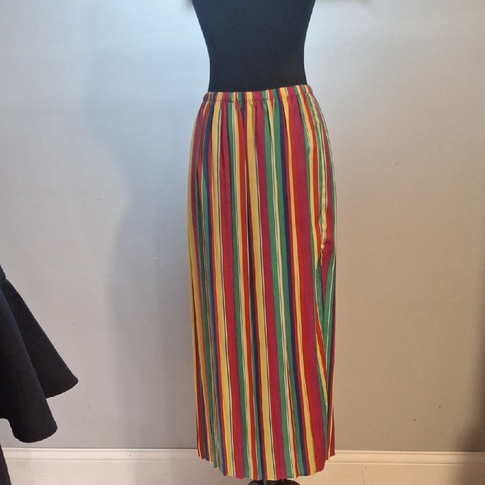 BB Dakota Vibrant Multicolor Maxi Skirt